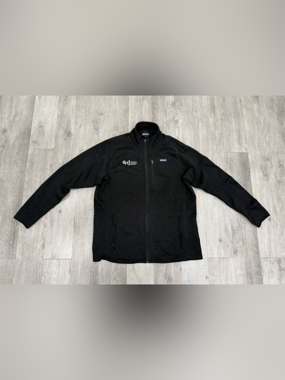 Patagonia Better Sweater Full Zip Jacket 25528 Black Embroidery Logo Men 2XL